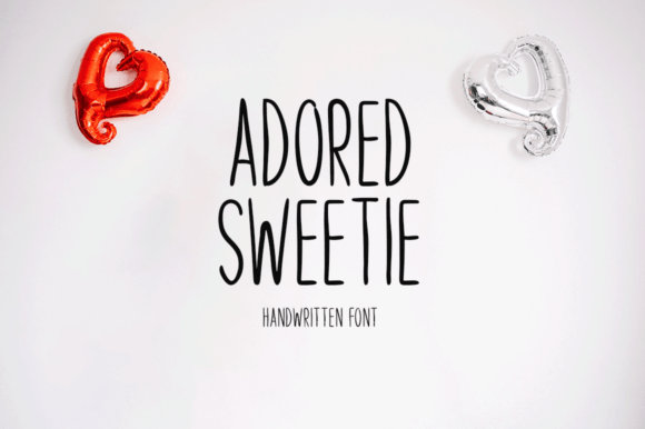 Adored Sweetie: The Handwritten Font That Brings Warmth to Your Designs