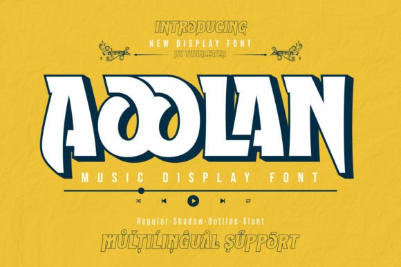 Aoolan: A Sophisticated Display Font for Modern Creators