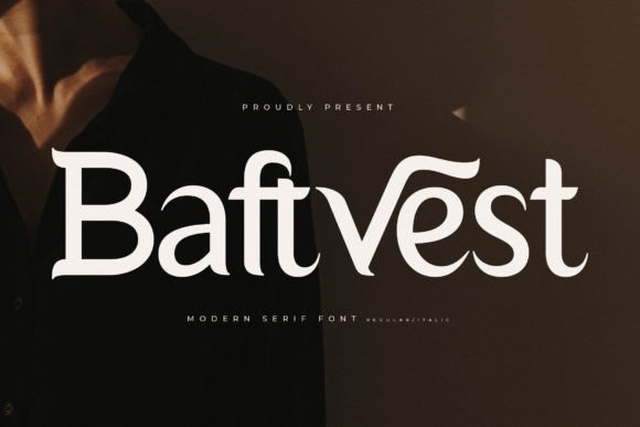 Baftvest: A Luxurious Display Font for Regal Design Impact