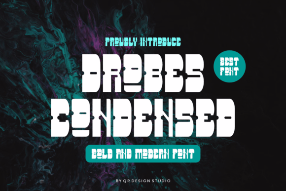 Drobes Condensed: A Bold Display Font for Authentic Branding