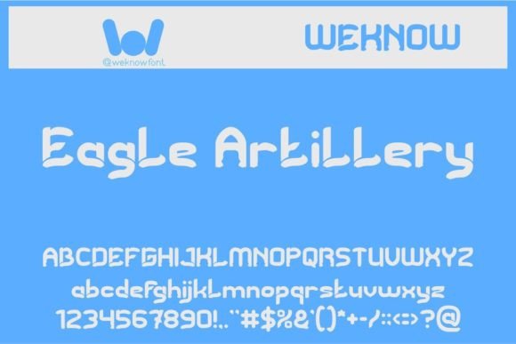 Eagle Artillery: A Bold Display Font for Design
