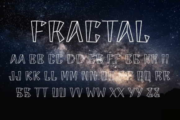 Fractal: A Unique Display Font for Bold Designs