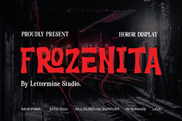 Frozenita: Elevate Your Design Game with a Chilling Handwritten Display Font
