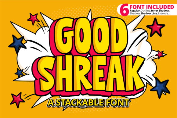 Good Shreak: A Friendly Display Font for Joyful Designs