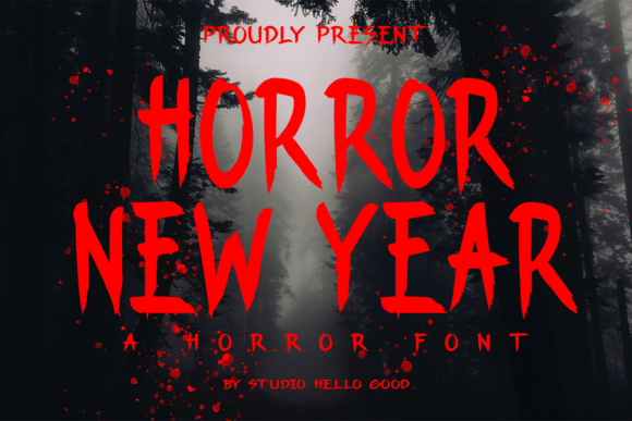 Horror New Year: A Chilling Font for Spooky Designs