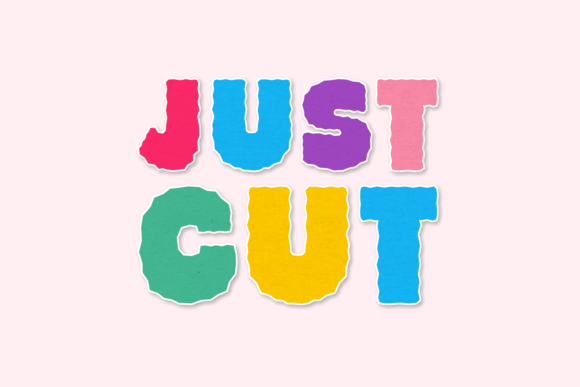 Introducing Just Cut: The Paper-Craft Inspired Font for Global Creativity