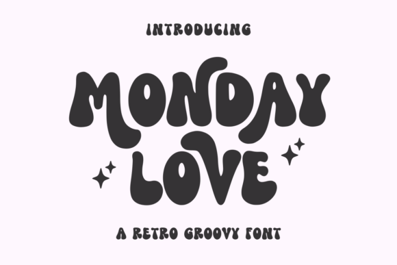 Monday Love: A Retro Groovy Font for Creators