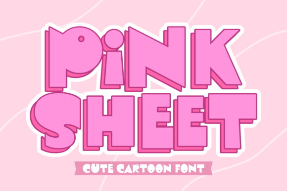 Pink Sheet: A Charming Display Font for Confident Design