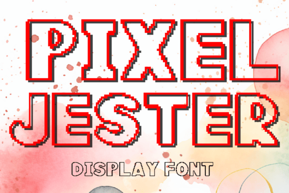 Pixel Jester: A Playful Pixel Art Font
