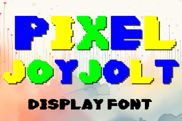 Pixel Joyjolt: A Dynamic Display Font for Modern Design