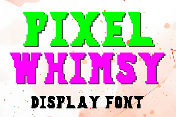 Pixel Whimsy: The Playful Pixel Art Font for Modern Creators