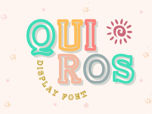 Quiros: The Vibrant Display Font That Brings Energy to Your Designs