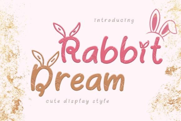 Rabbit Dream: A Unique Display Font for Modern Creative Expression