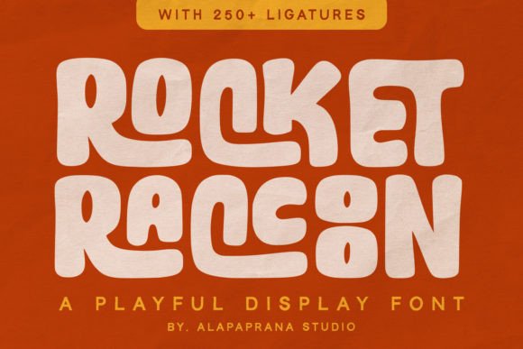 Rocket Raccoon: A Modern Sans Serif Font for Bold Branding