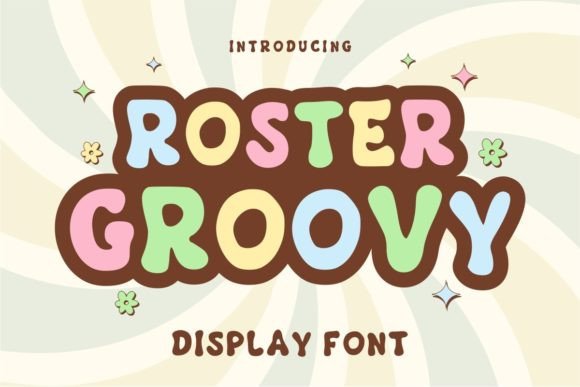 Roster Groovy: A Playful Retro Serif Font